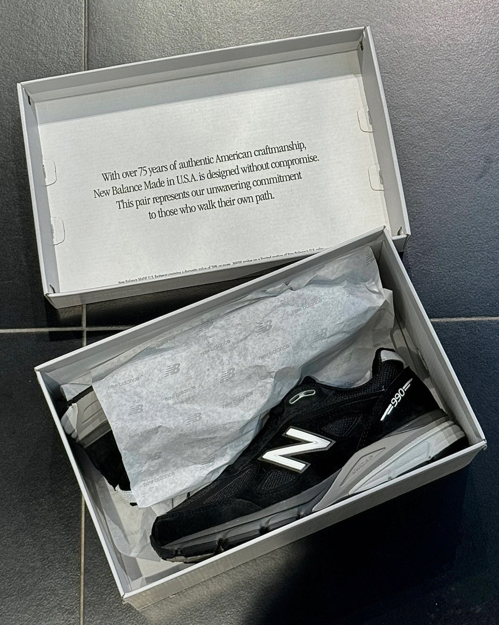 New Balance NB Made USA 990V4 美製 黑