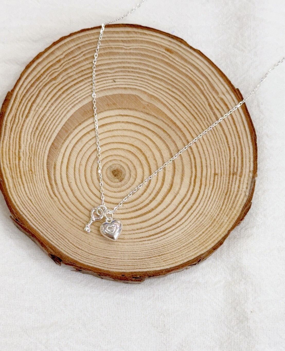 鎖心之鑰純銀項鍊