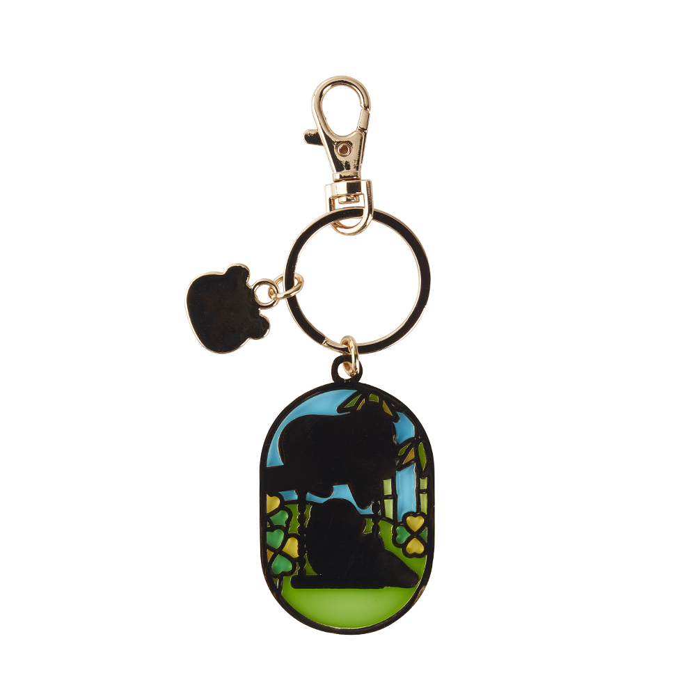 Elder Sister “Jia Jia” & Little Brother “De De” Metal Keychain