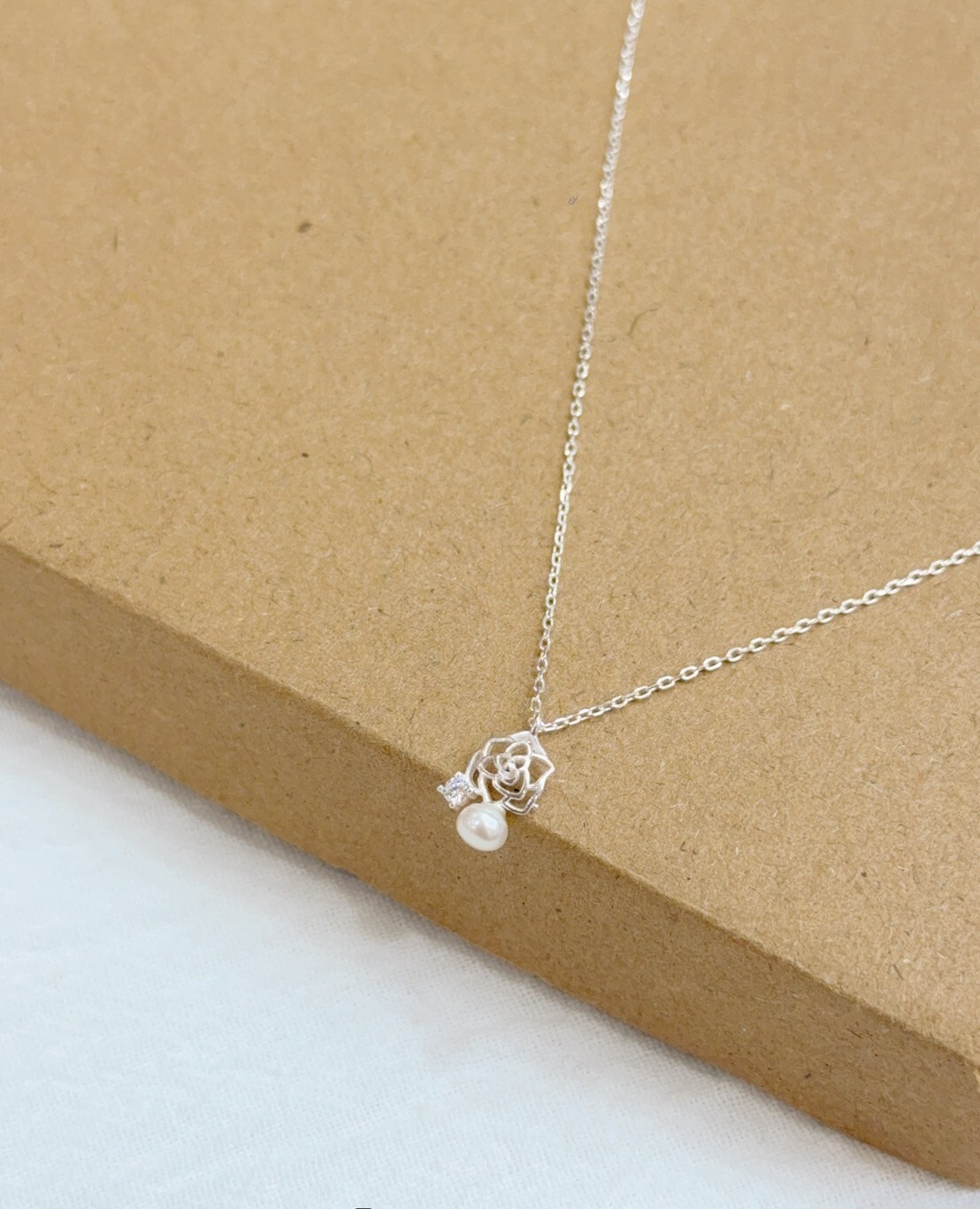 花露凝珠純銀項鍊