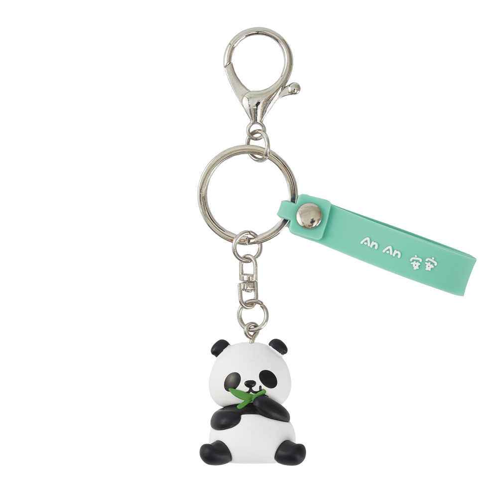 An An Panda Figurine Keychain