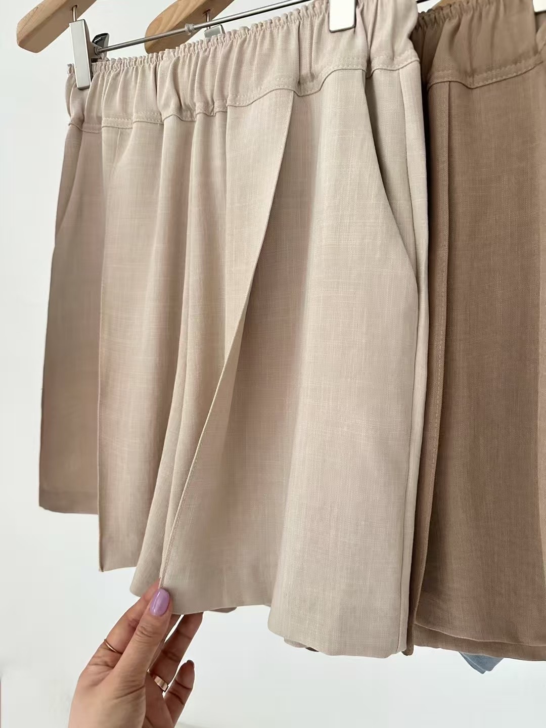 SG2501 Pintuck short banding Pants