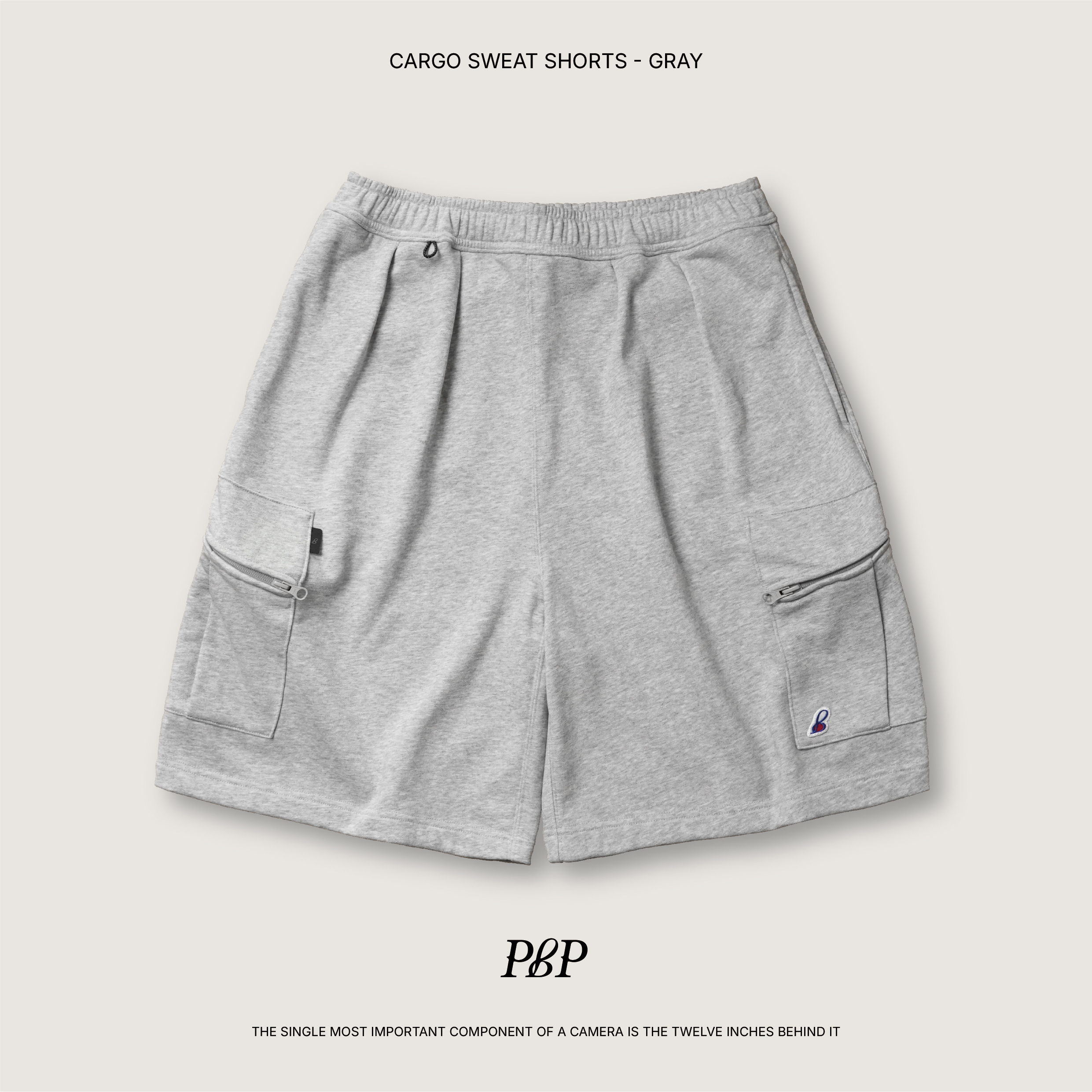 P.B.P CARGO SWEAT SHORTS