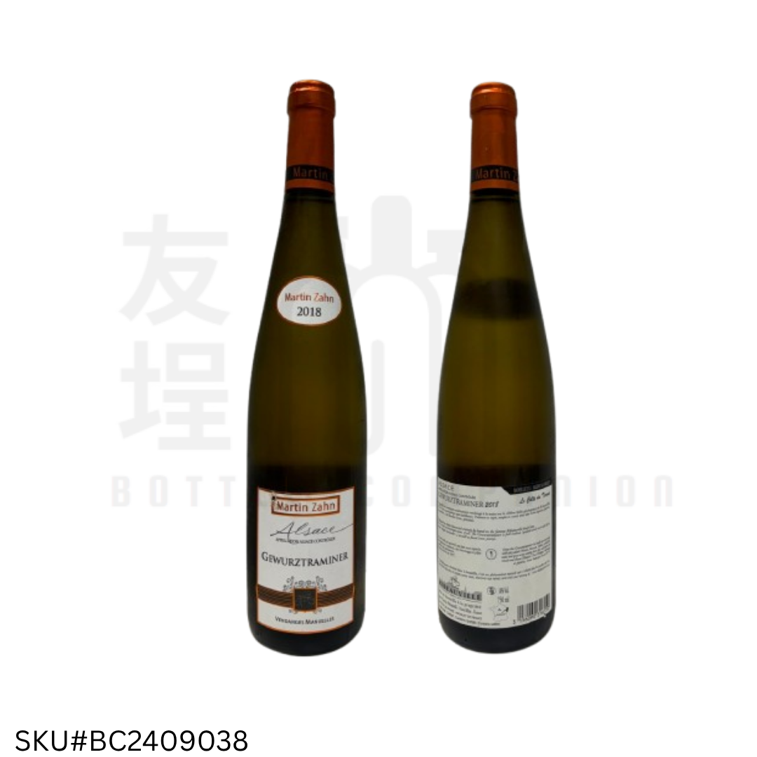 2018 Cave de Ribeauvillé Gewurztraminer Martin Zahn Vendanges Manuelles