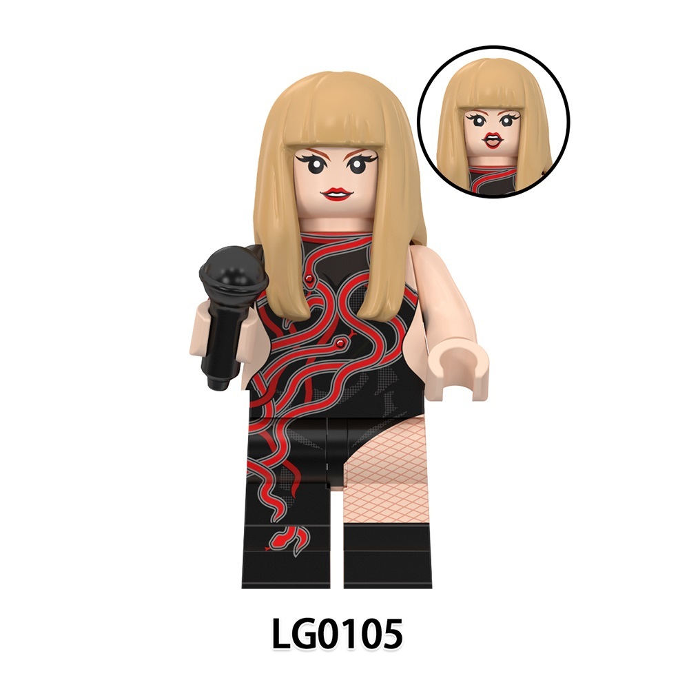 Celebrity Taylor Swift Custom Minifigures Minifigs Fit Lego LG1015 LG0105