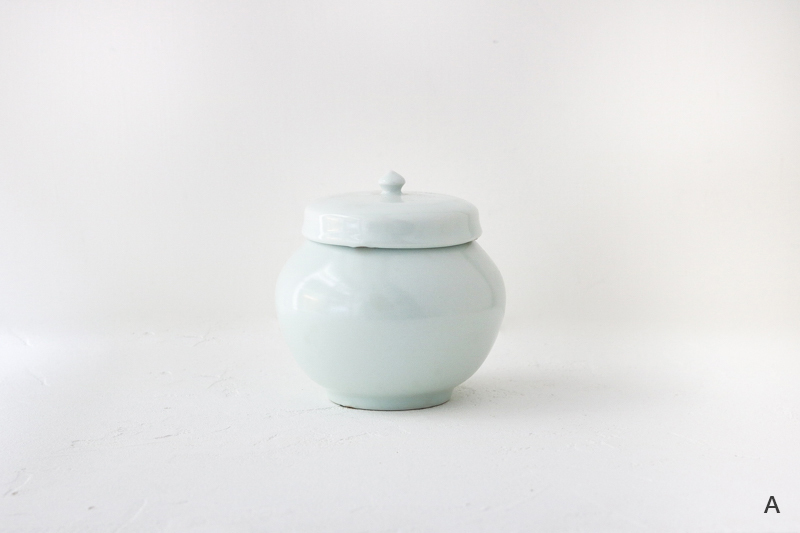 +g 祥見知生選品-亀田大介- 白磁 附蓋容器