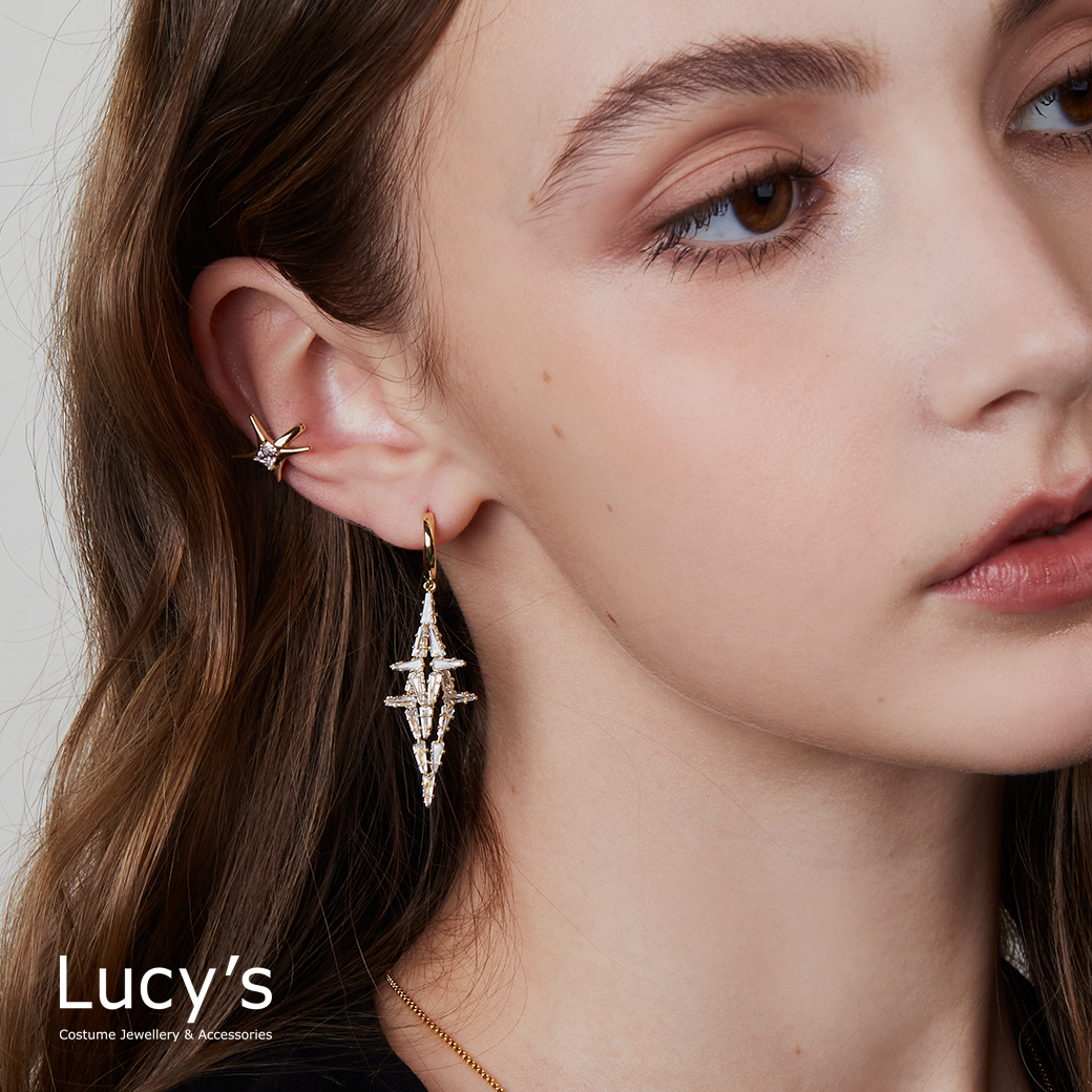 閃耀星芒 耳骨夾 (二色) (124092/124093)