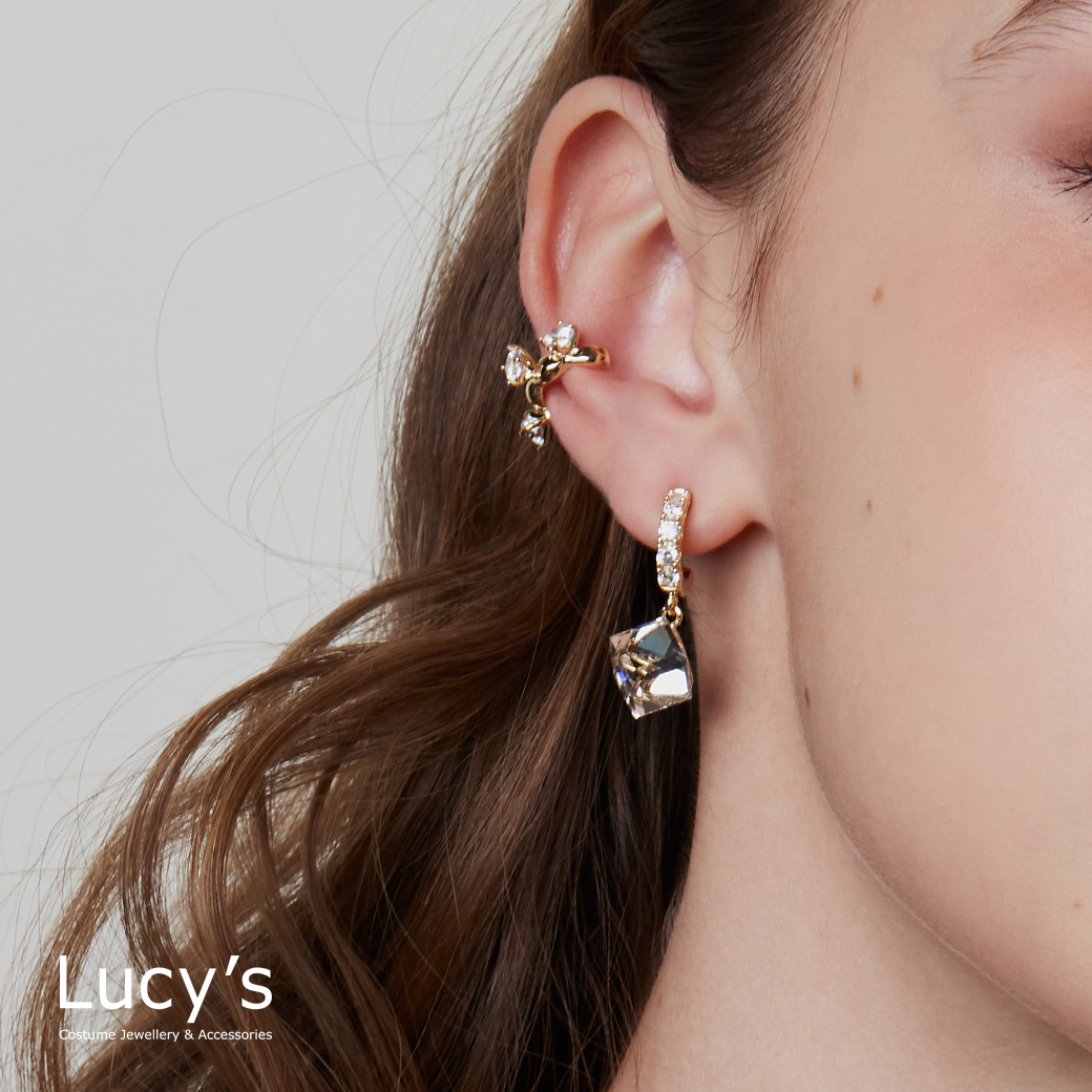 鋯石排序 耳骨夾 (二色) (122764/122765)