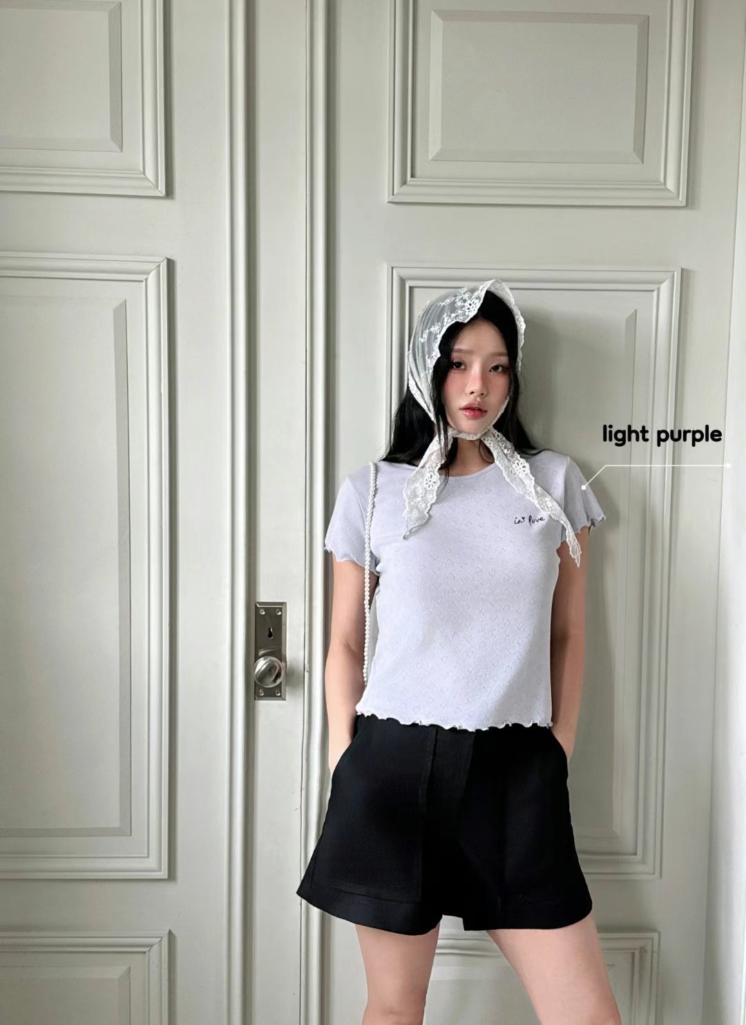 NY2501 Frill Heart Tee