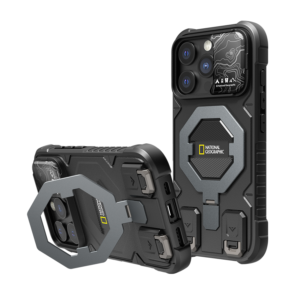 【OWN】 NATIONAL GEOGRAPHIC MOBILE 國家地理 手機殼 IPhone 16 magsafe 掛繩 四角保護 黑 深藍 綠色