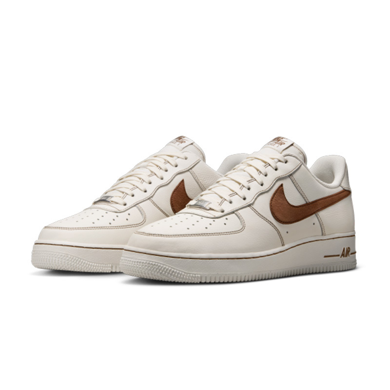 Nike Air Force 1 Low " Ivory/Brown" 白摩卡 反車線 男鞋 HQ2037-101 [台灣現貨]