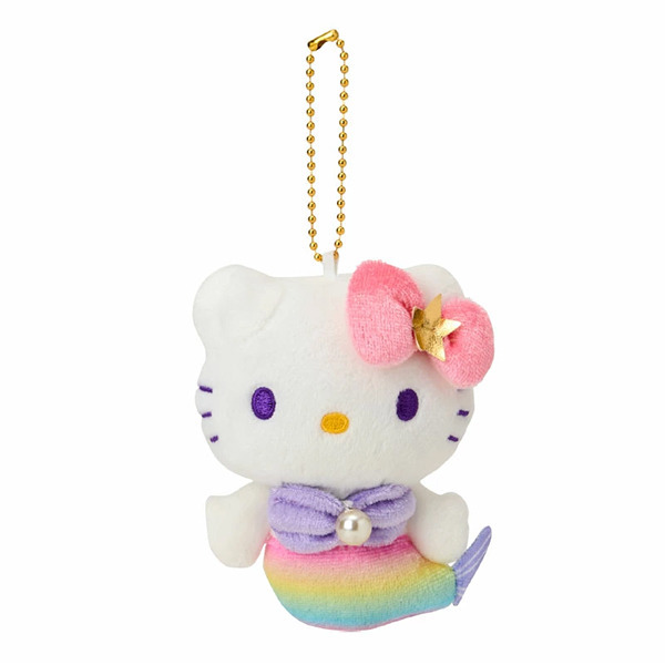 SANRIO HELLO KITTY 人魚 吊飾 星星蝴蝶結 絨毛玩具 凱蒂貓 三麗鷗