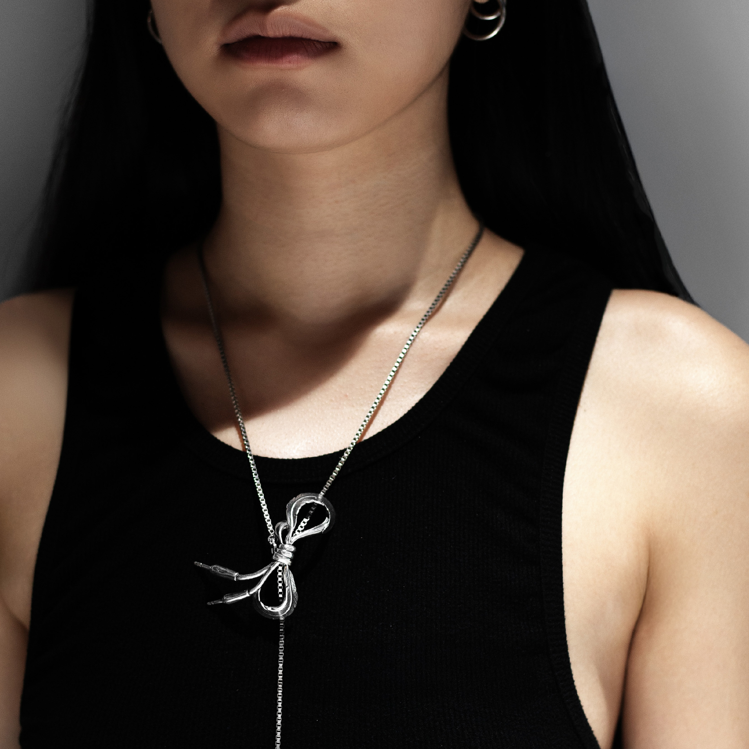 RECOVERY Feather Feather Line Necklace 完形羽線項鍊