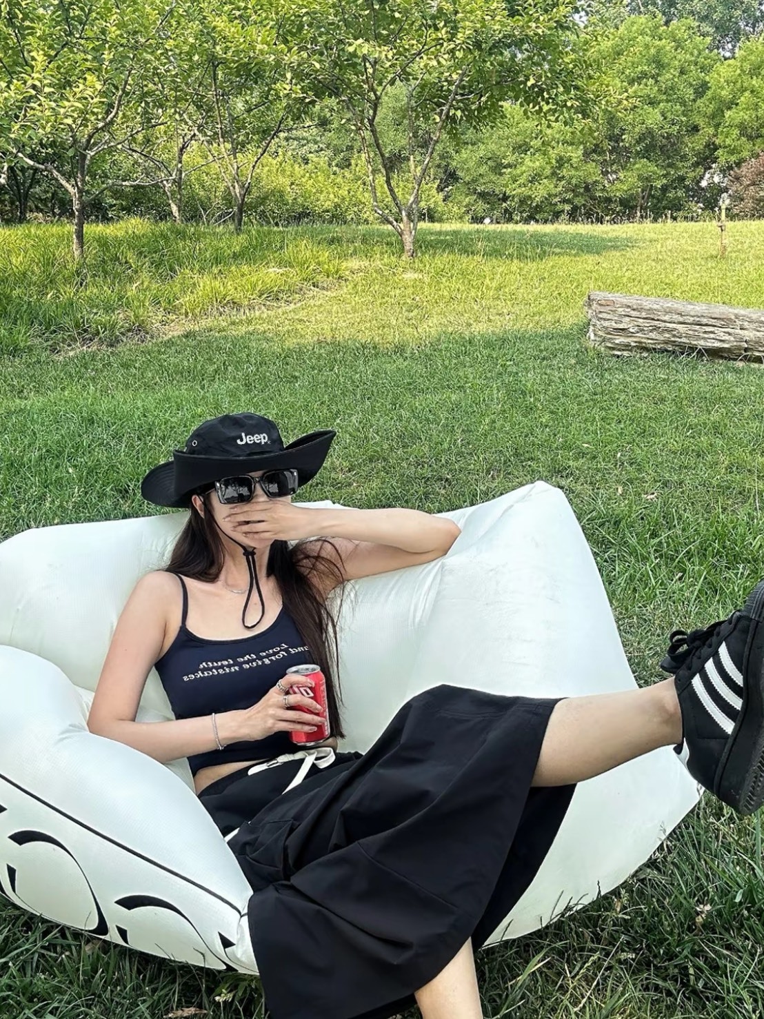 JEEP 抽繩遮陽 漁夫帽