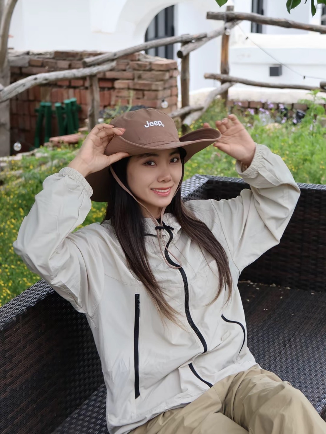 JEEP 抽繩遮陽 漁夫帽