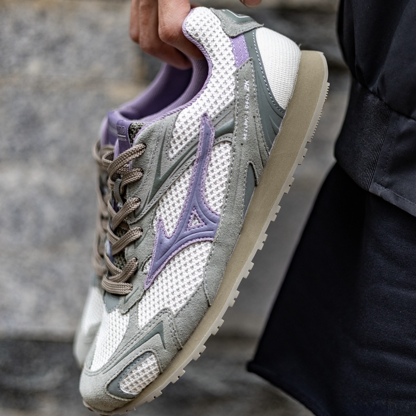 MIZUNO 美津濃 LG 60S 2K 鼠尾草綠 綠紫 麂皮 網布 復古 休閒 D1GH242104