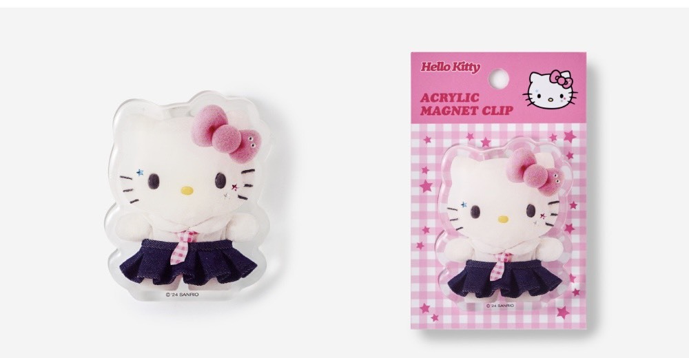 KR限定kitty文具夾(單入組)