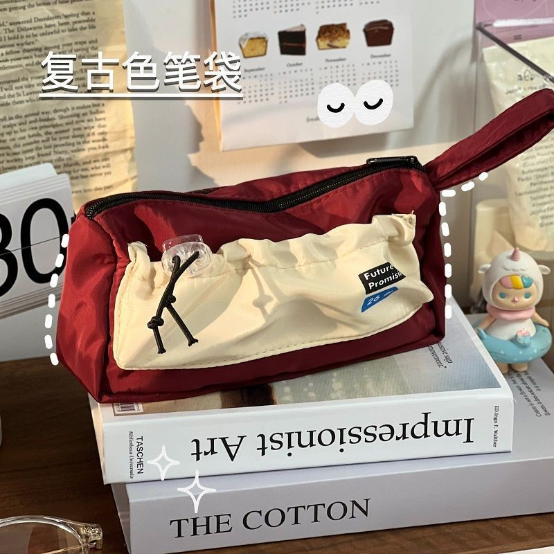 Minimalist INS-Style Tote Pencil Pouch