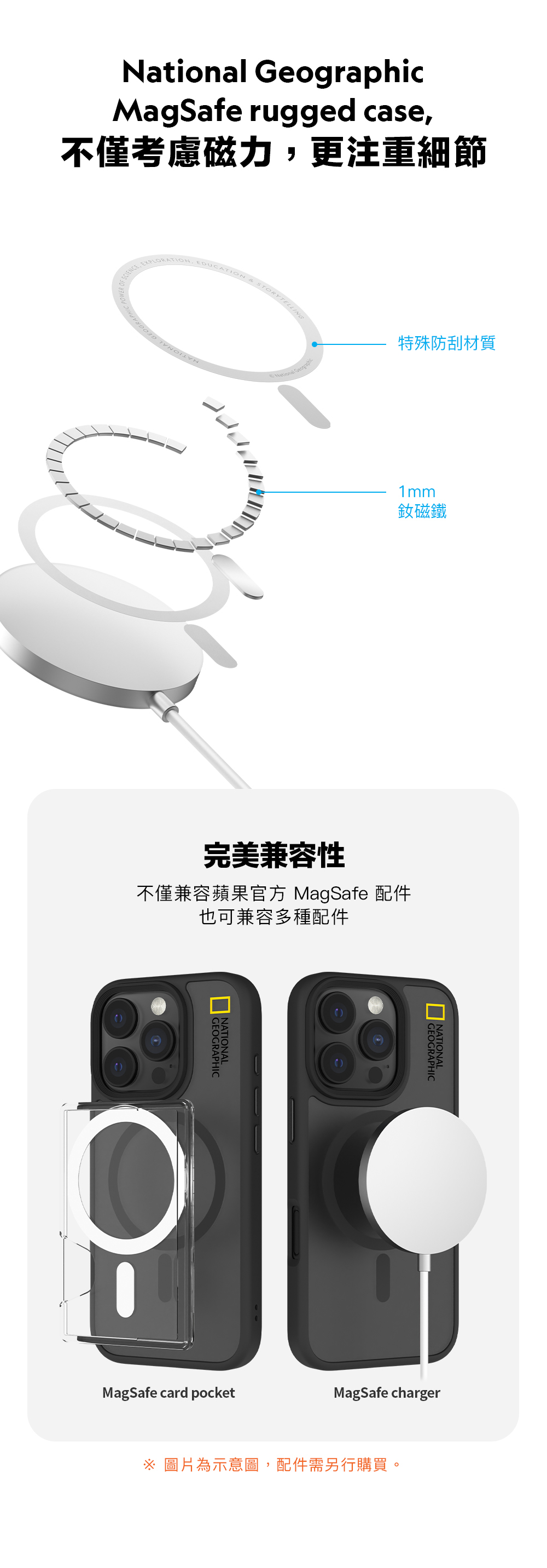【OWN】 NATIONAL GEOGRAPHIC MOBILE 國家地理 手機殼 IPhone 16 magsafe 霧面 磁吸