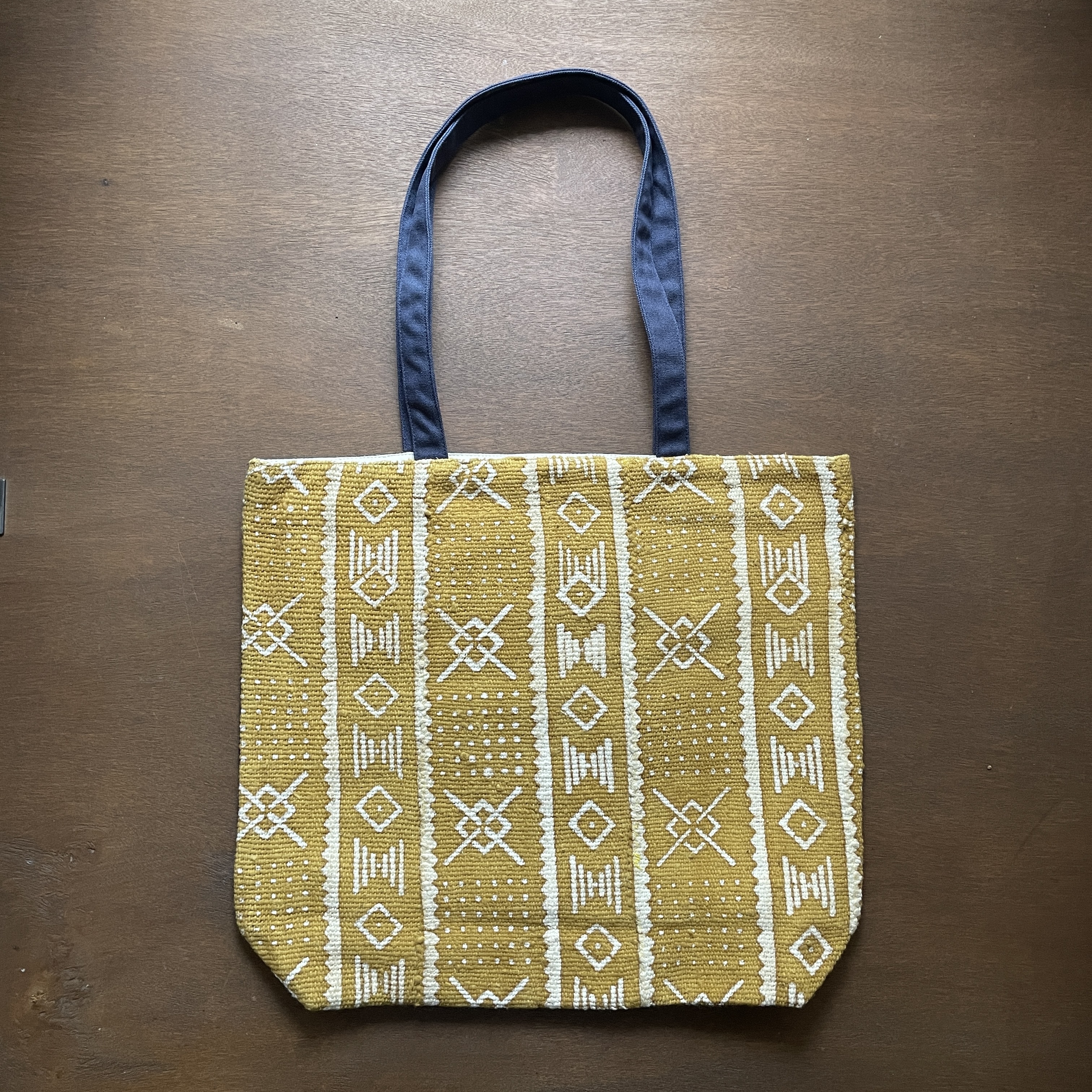 泥染提袋｜芥黃｜馬利