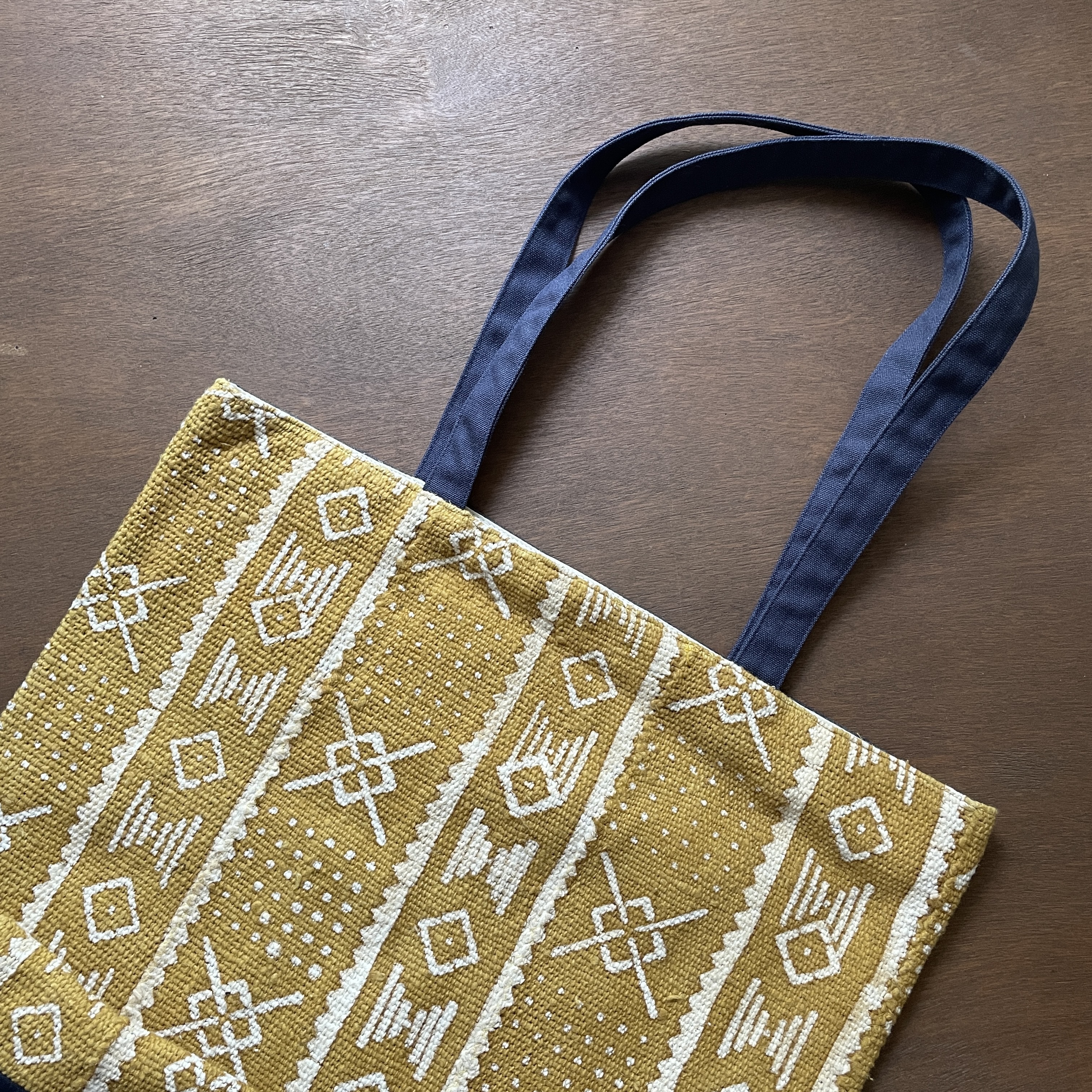 泥染提袋｜芥黃｜馬利