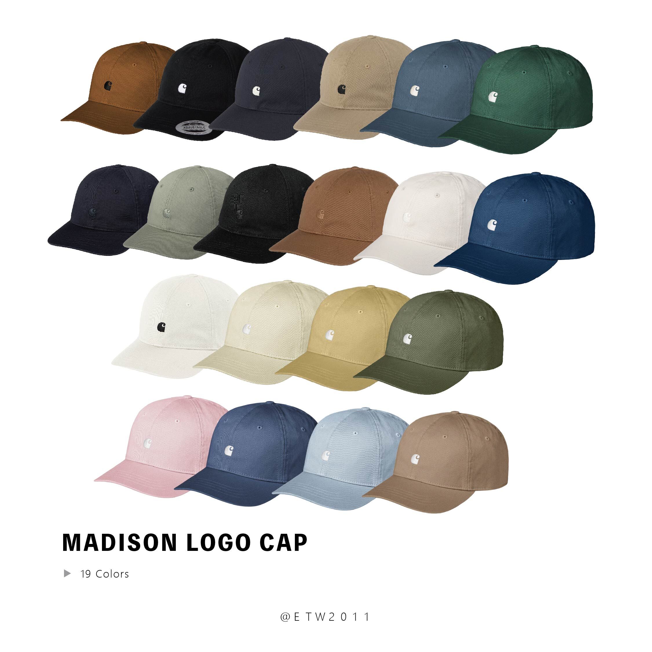 ☆ETW☆【EASY TO WEAR】歐版 Carhartt WIP Madison Logo Cap 基本款 刺繡  老帽 現貨