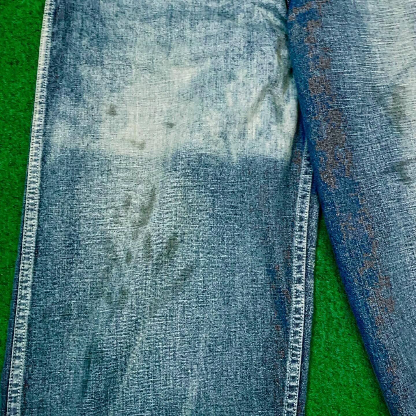 A.PRESSE 2025 US ARMY DUNGAREE DENIM TROUSERS (25SAP-04-07K) - INDIGO SIZE 3