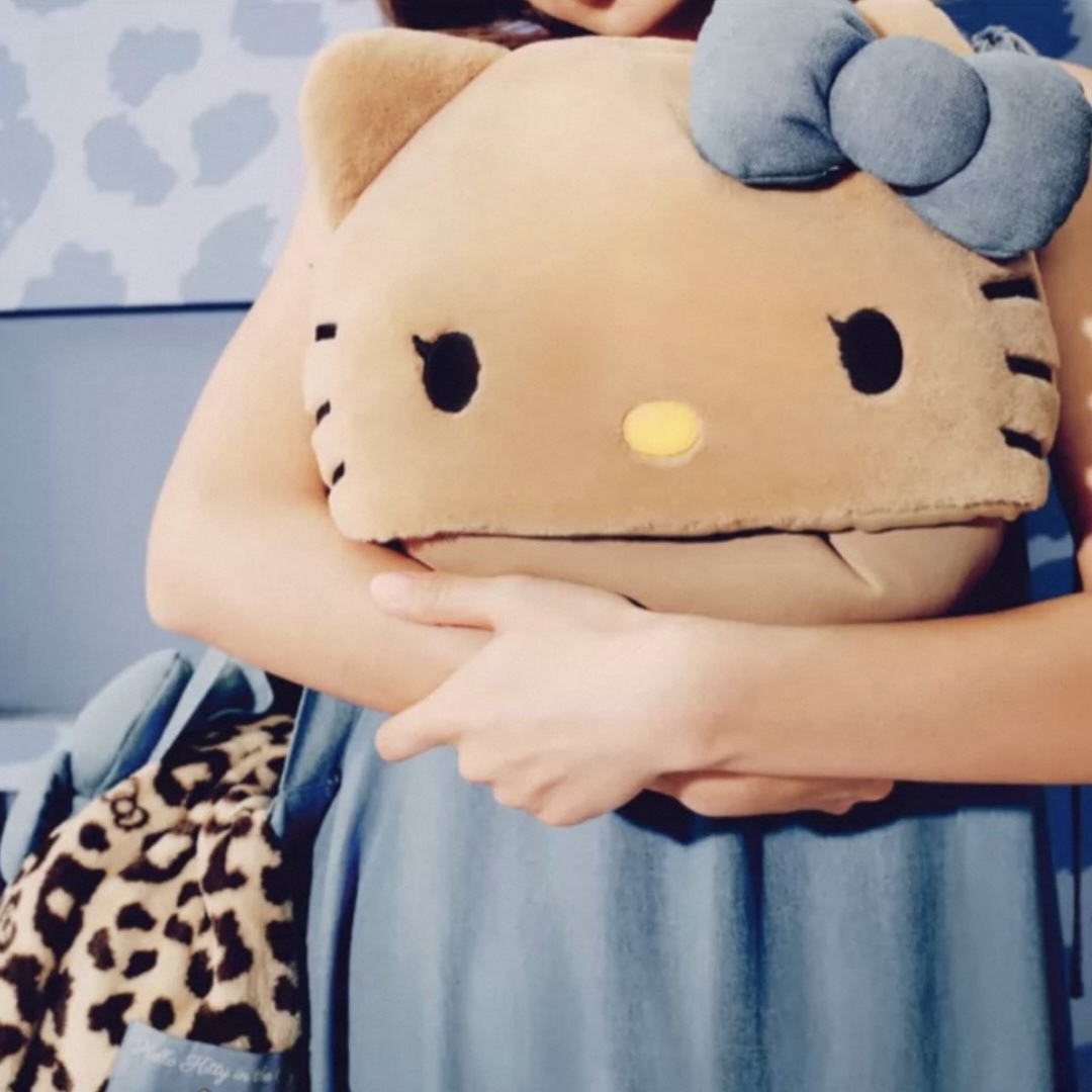 HELLO KITTY X TBH U型枕 毯子 帆布袋 三件組 旅行套裝 黑皮 凱蒂貓 代購