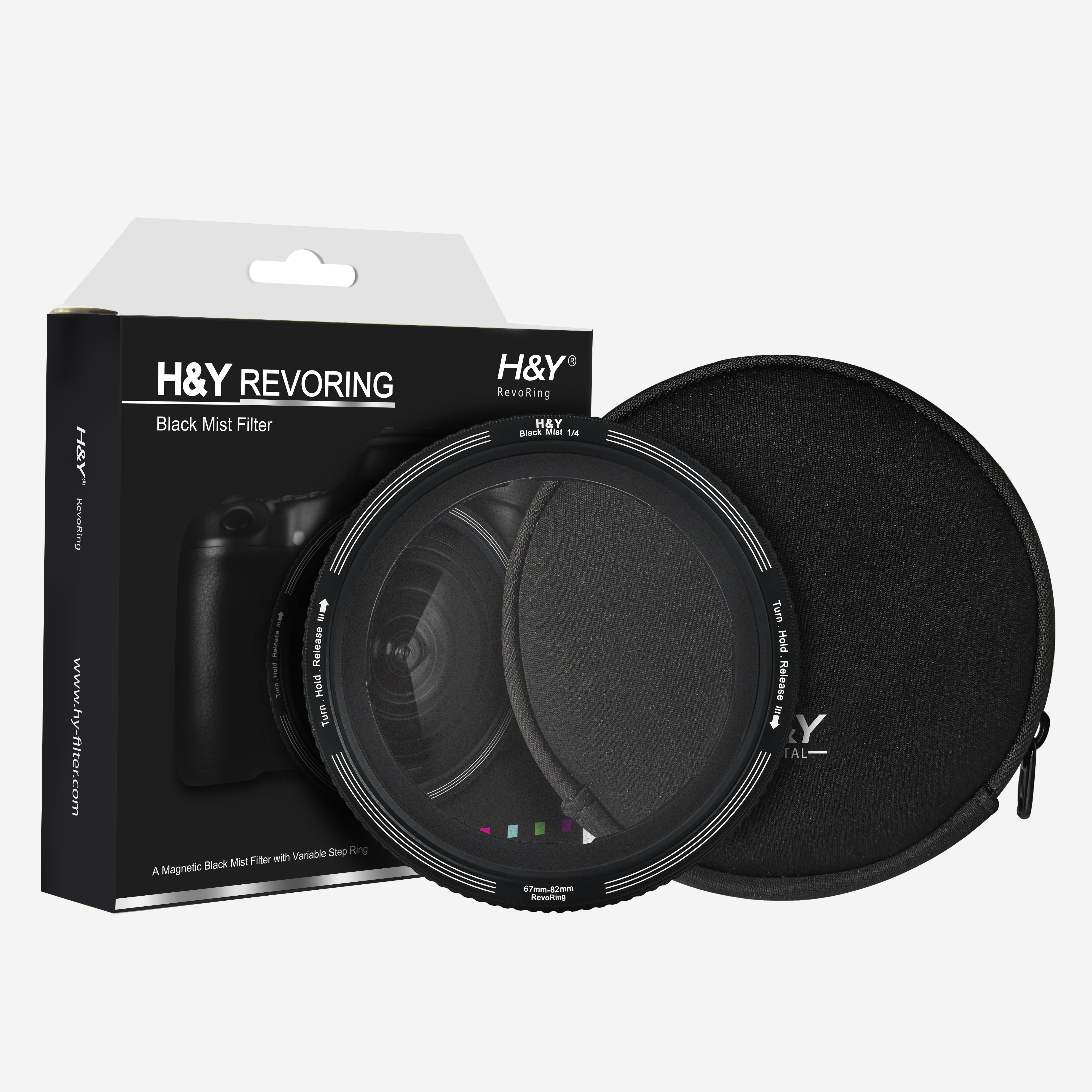 H&Y RevoRing 黑柔卡扣鏡