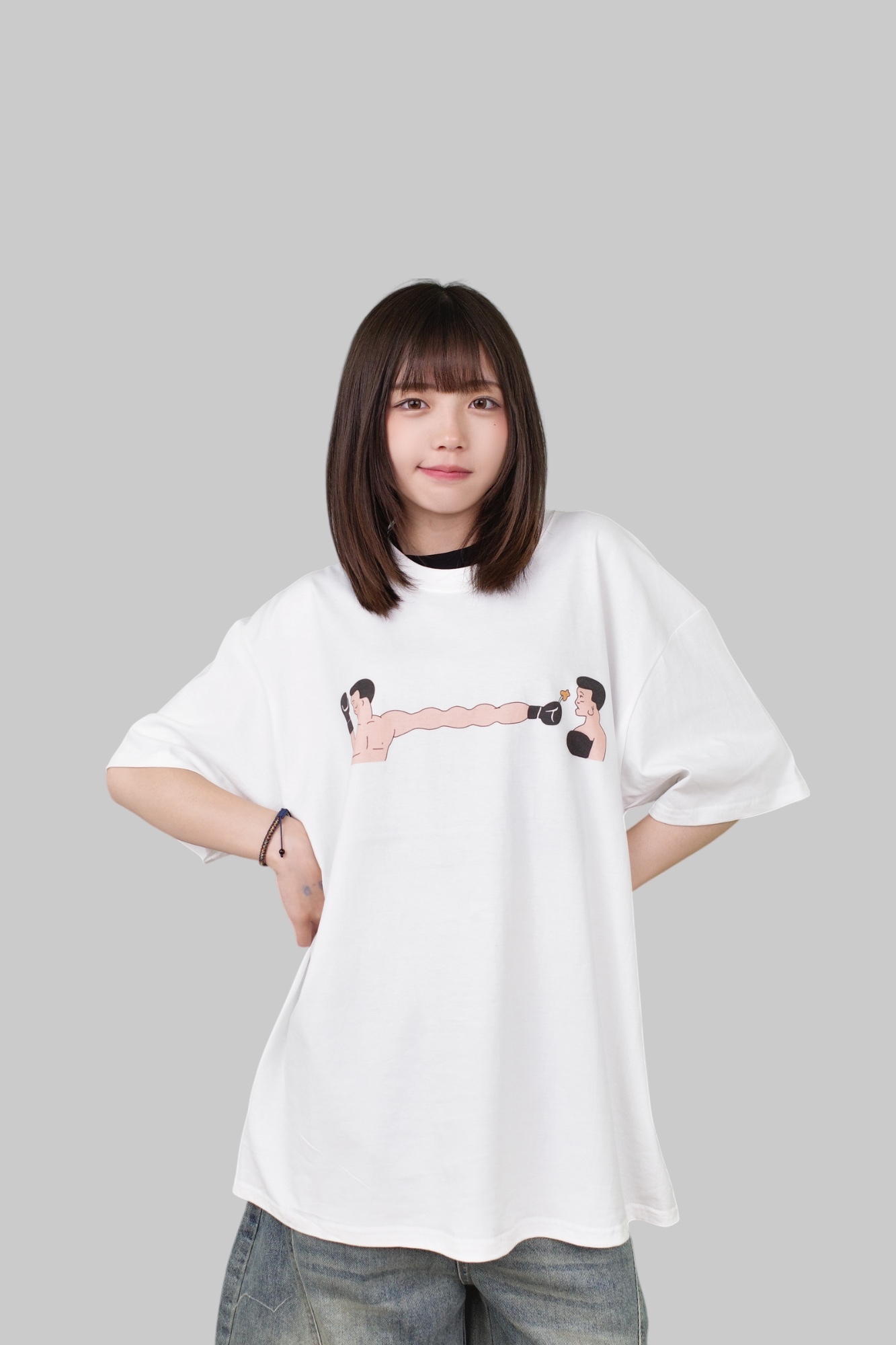 『Always_Good』送你一朵花 印花 短T