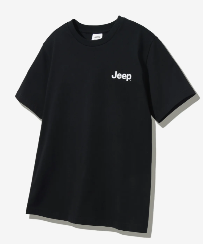 JEEP 吉普  白色 JEEP LOGO   T-恤  黑色    JUL25