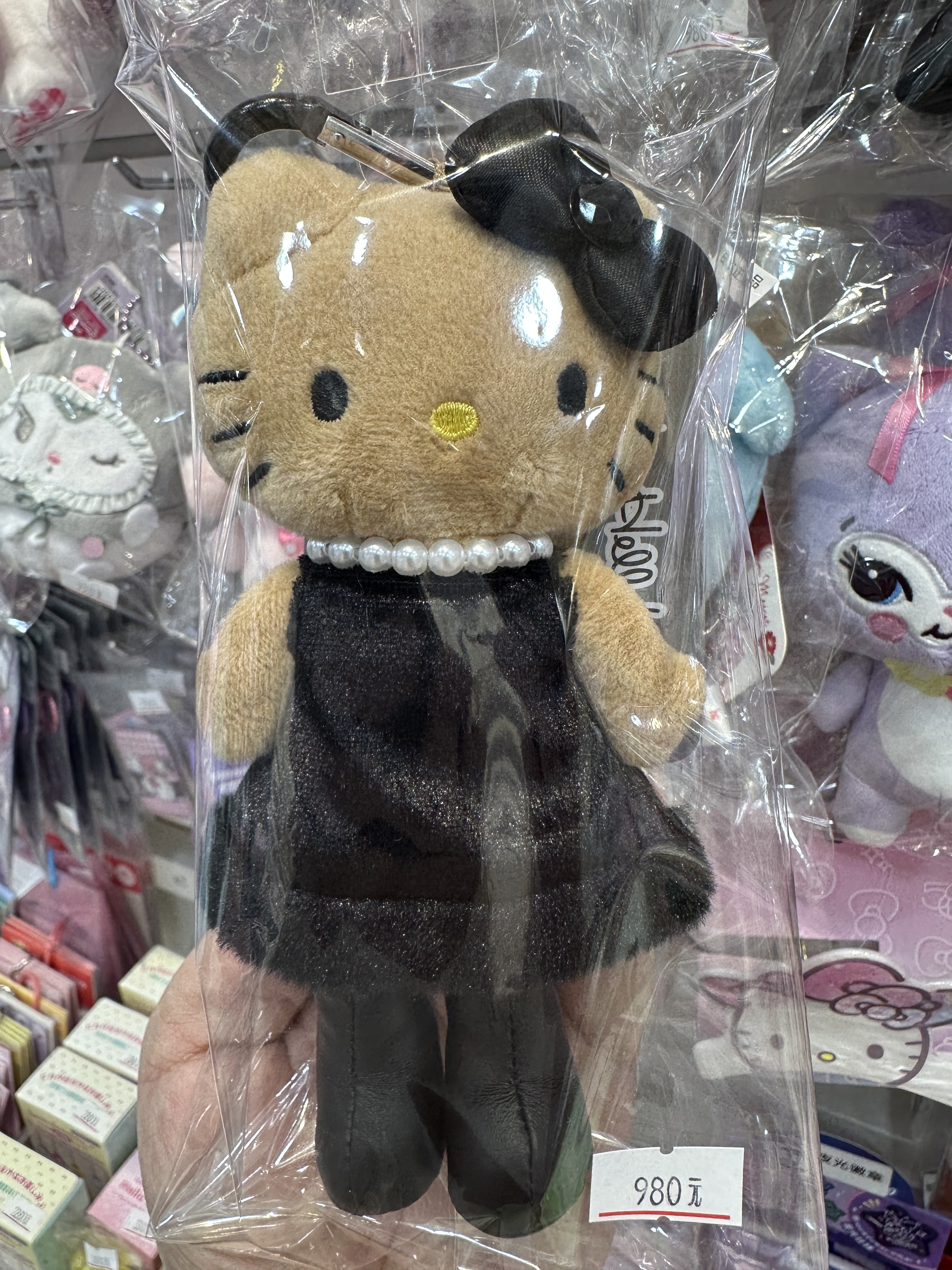 日本限定 三麗鷗 黑皮長腿Kitty