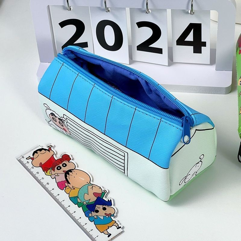 Shin酱School Bus Pencil Case