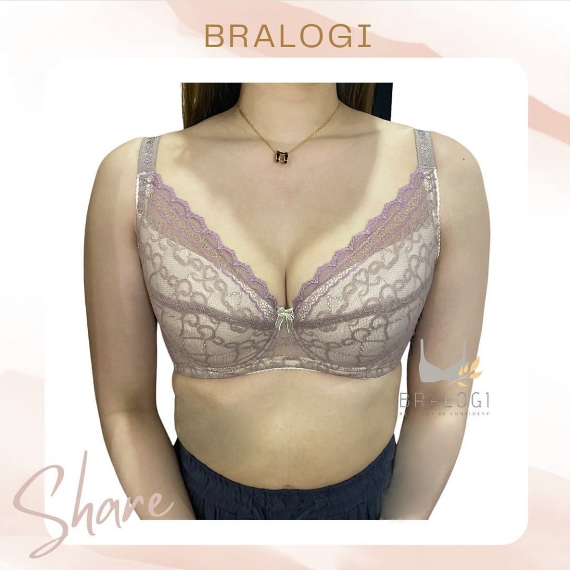 2357 美胸蕾絲大罩內衣 C-F罩