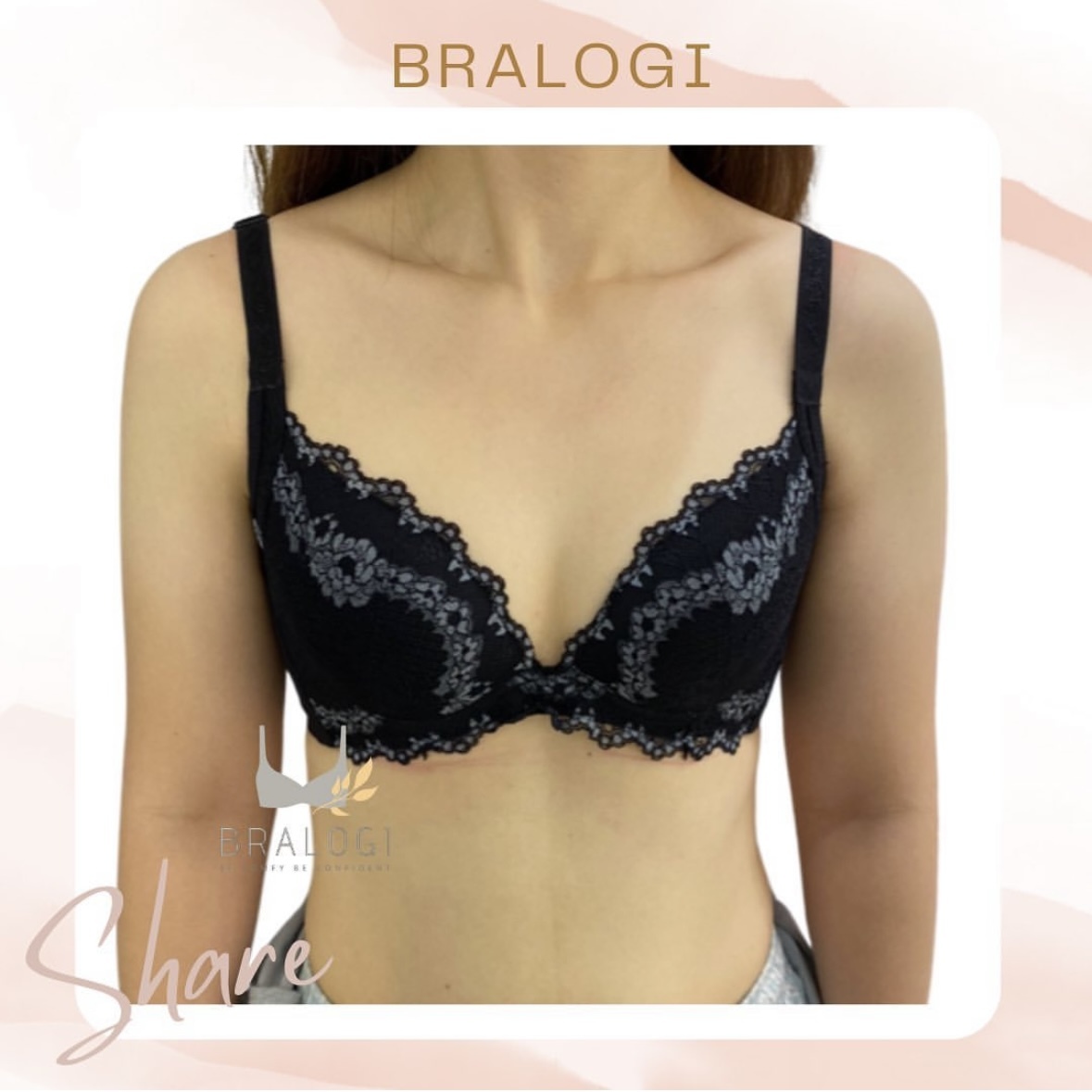 6828 加厚軟鋼圈調整型內衣 A-C