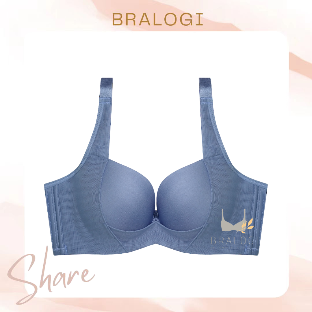 3938 月牙網紗拉提無痕內衣 B-C罩