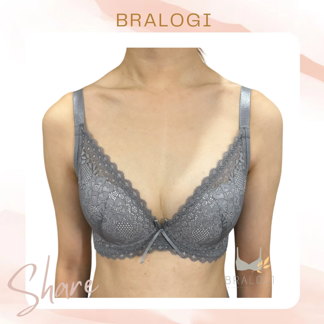 8899 軟鋼圈蕾絲集中內衣 A-C罩