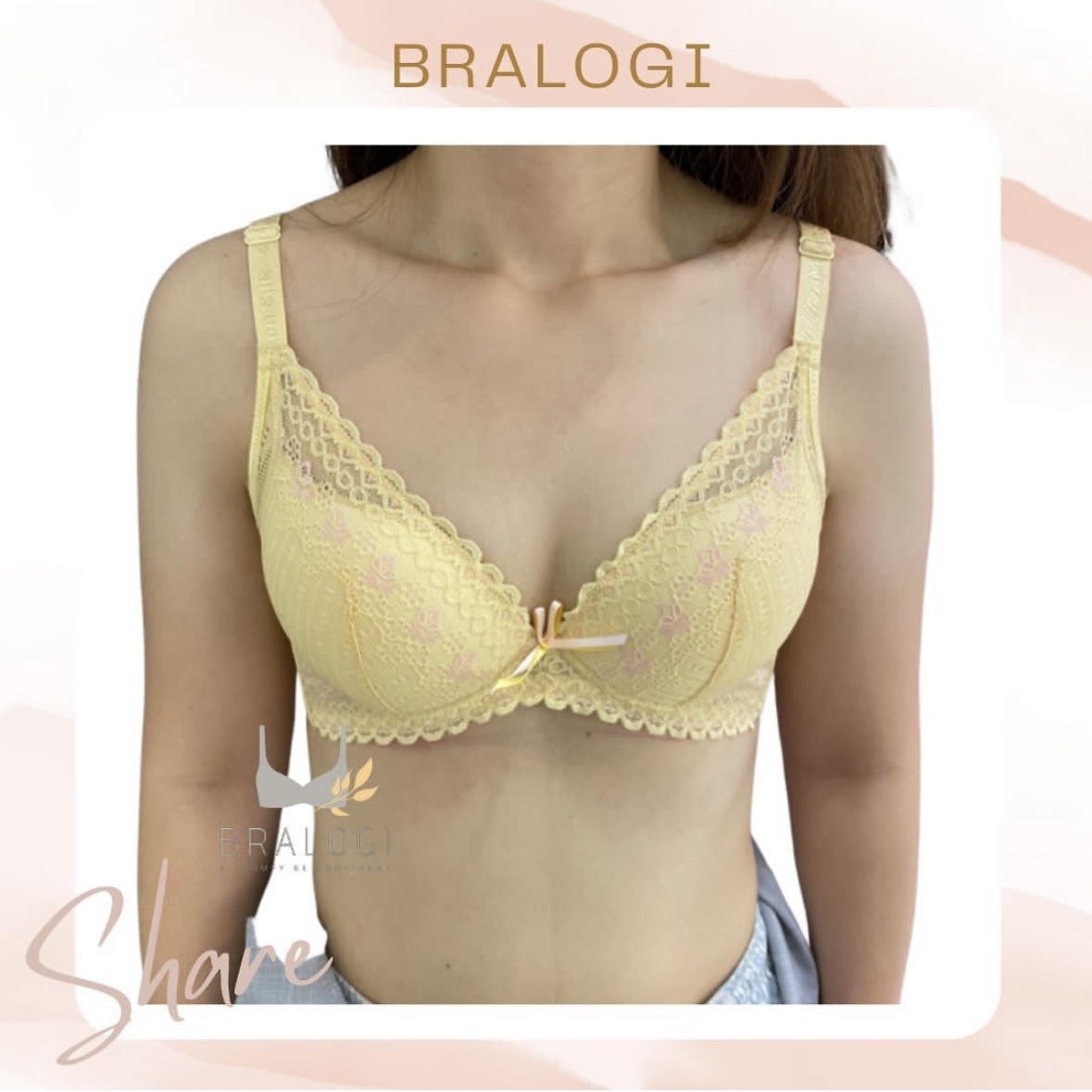 27819 蕾絲集中竹炭紗軟鋼圈機能內衣 A-D罩