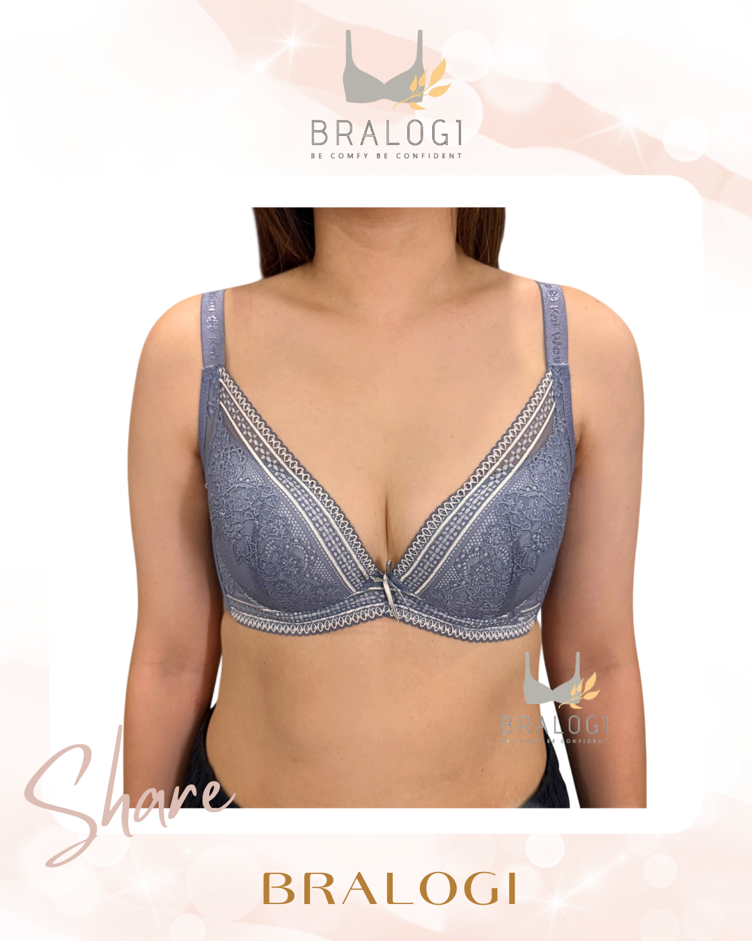 27928 軟鋼圈石墨烯機能內衣 B-D罩