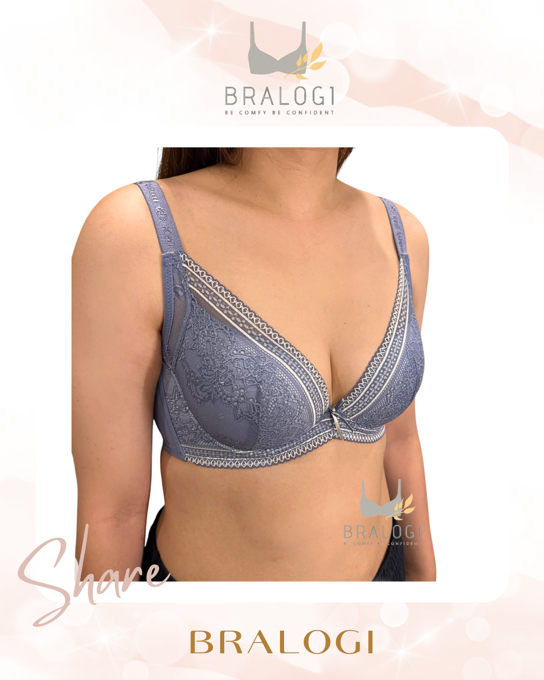 27928 軟鋼圈石墨烯機能內衣 B-D罩