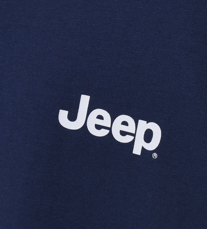 JEEP 吉普   JEEP LOGO   短袖T恤  深藍色   JUL25
