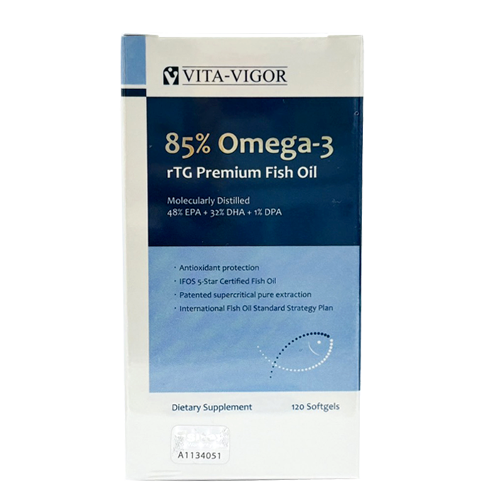 [維格VITA-VIGOR] 倍優頂級魚油(85% Omega-3) 120粒/瓶