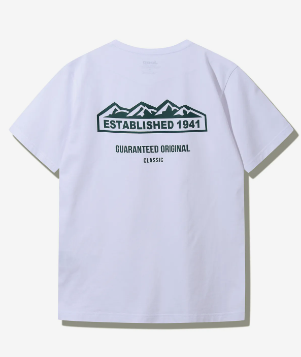 JEEP 吉普  輕量 M-LOGO  短袖上衣   JUL25