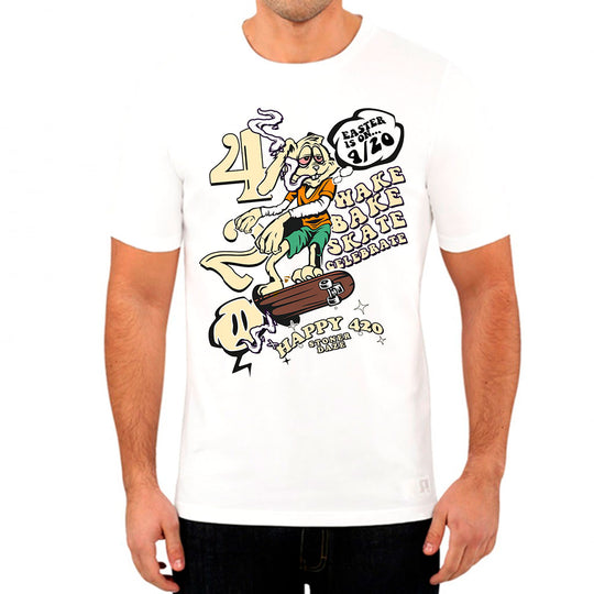 🇺🇸StonerDays - Happy 420 x Easter White Tshirt