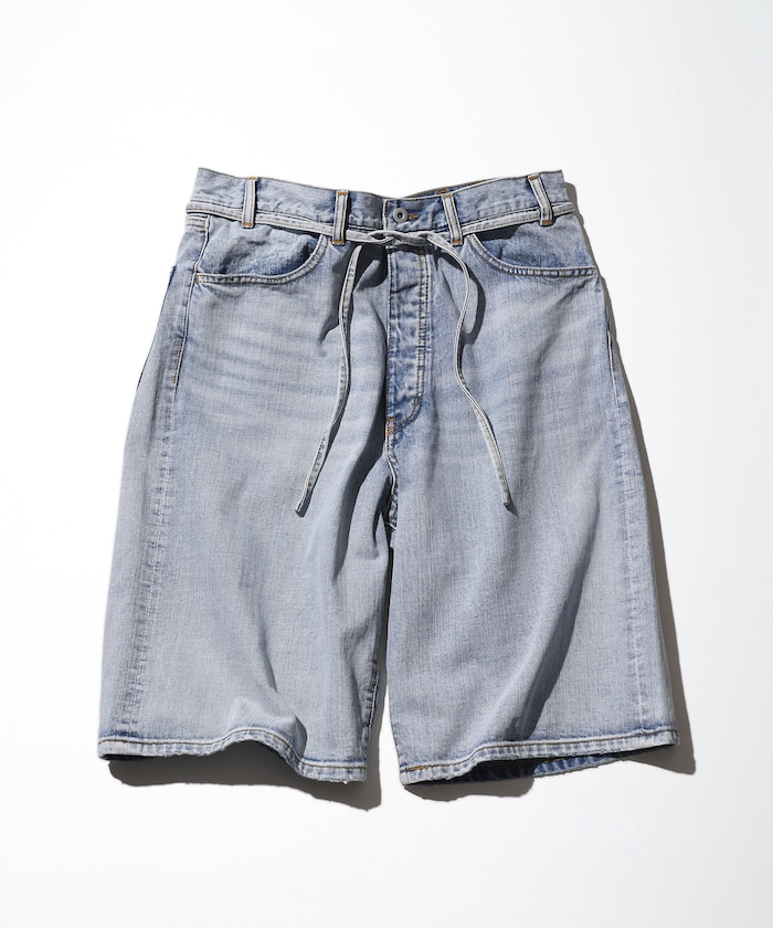 CAHLUMN Selvedge Denim Baggy Shorts