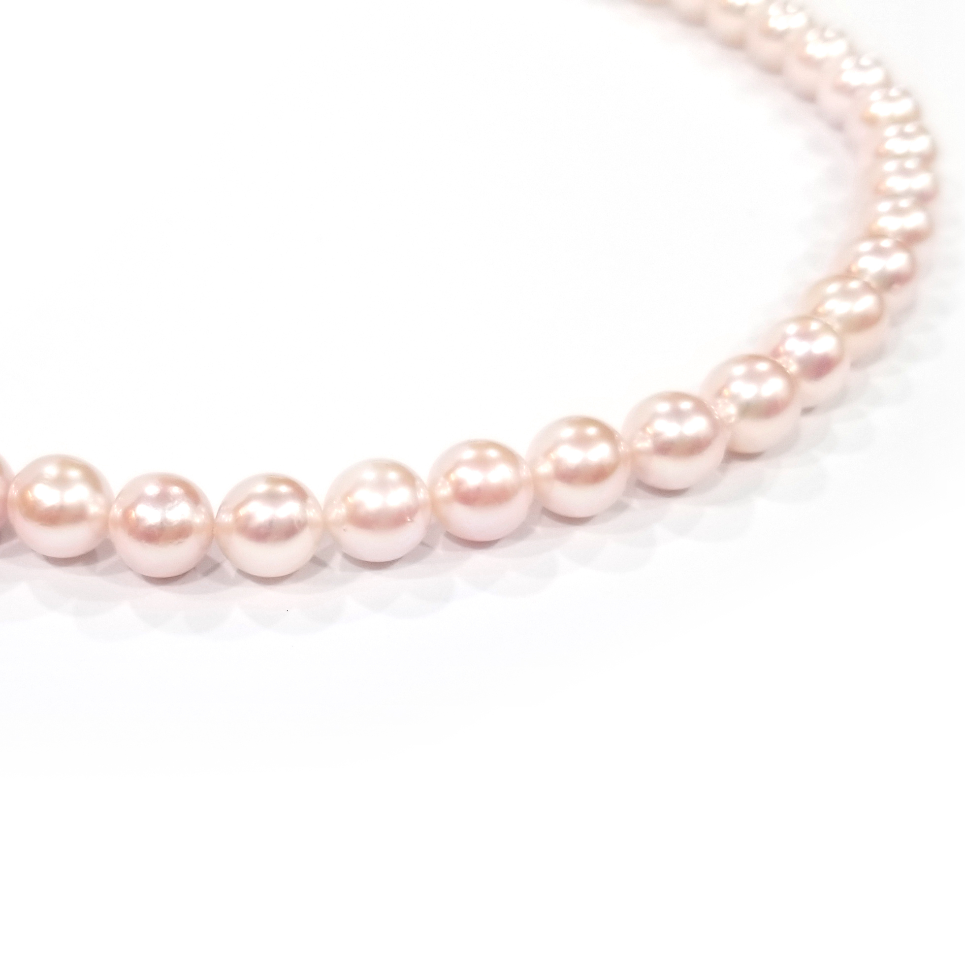 925銀扣Akoya珍珠頸鏈