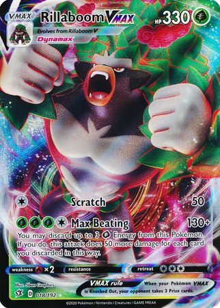 Rillaboom VMAX - 018/192 - Ultra Rare
