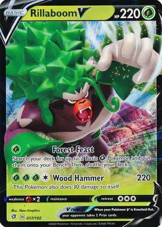 Rillaboom V - 017/192 - Ultra Rare