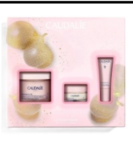 Cd9634  Caudalie 緊緻粉紅色3件套裝（緊緻羊絨霜+緊緻晚霜+緊緻眼部凝膠霜）