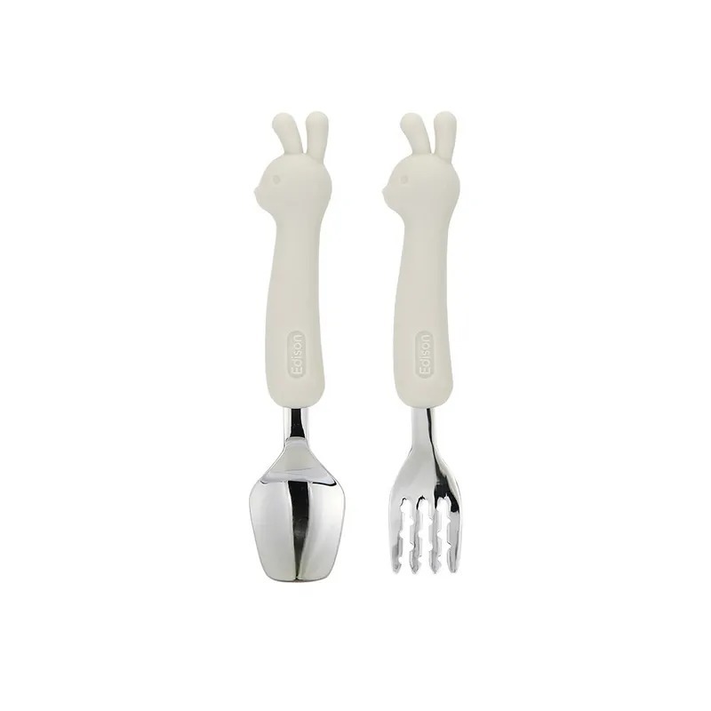 Edison幼兒矽膠叉匙有盒套裝